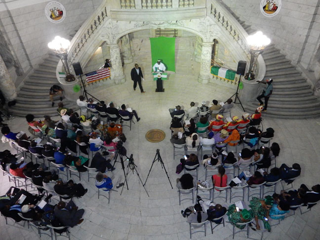 NIDO New Jersey Chapter Flag Raiser event in Newark NJ